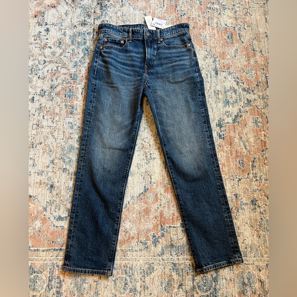 American Eagle Outfitters Easyflex Slim Straight- Dark Indigo Men Jeans